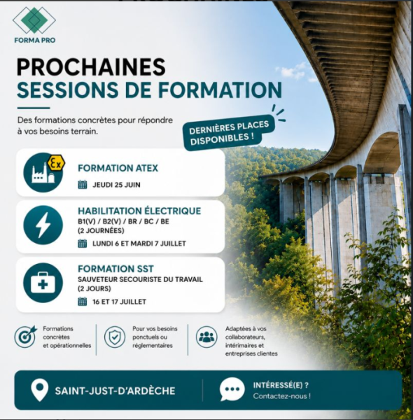 formations juin 2026